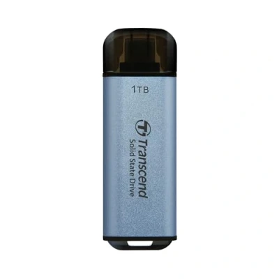 Bild av Transcend Portable SSD ESD300C 1 TB USB Type C 10 Gbit/s PS4/PS5 kompatibel, blå TS1TESD300C