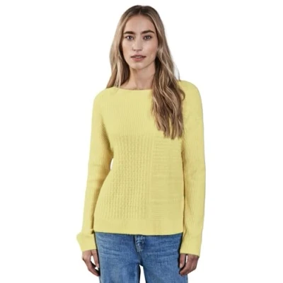 Bild av STREET ONE Strukturell mixtröja, Mellow Yellow Mel., 36