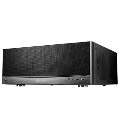 Bild av SilverStone Technology SST GD11B Grandia HTPC ATX Computer Case with Improved Cooling Performance Black
