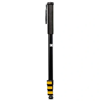 Bild av KODAK PhotoGear 72 tum bärbar monopod 21 lätt i aluminium 4 sektioner flip låsjustering, smartphone adapter, gummifot med infällbar spets, handledsrem och bonus E guide fodral