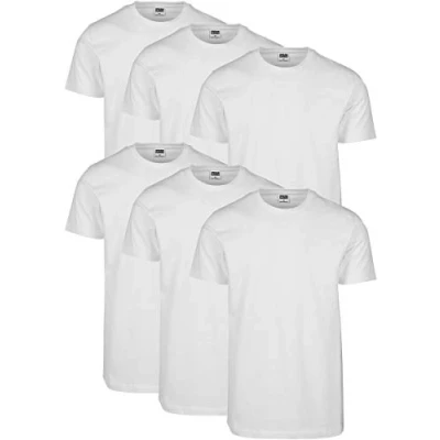 Bild av Urban Classics herr T tröja Basic Tee 6 Pack, wht/wht/wht/wht/wht/wht, M