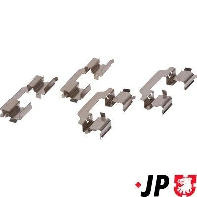 Bild av JP GROUP 1463650610 Kit d&#039;accessoires, plaquette de frein à disque Essieu avant RENAULT: Modus / Grand Modus, CLIO III Grandtour, 3 oscaro,