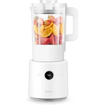 Bild av Xiaomi Smart Blender stativblandare med värmefunktion och valfri iOS Android appkontroll (kallt/varmt läge, 1,6 liters kapacitet, 1000 watt, 9 hastighetsnivåer, 8 blad, OLED displayknapp), vit