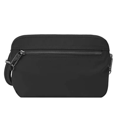 Bild av Travelon kvinnors anti jäst skräddarsydd konvertibel crossbody clutch, onyx, en storlek
