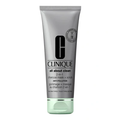 Bild av Clinique ALL About Clean Charcoal MASK + Scrub ANTI Pollution Ansiktsmask, Storlek: 100 ml,