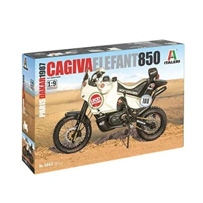 Bild av ITALERI 3653S 1:9 Cagiva Elephant 850 Winner 1987, modelltillverkning, byggsats, hantverk, hobby, limning, plastbyggsats, detaljerad