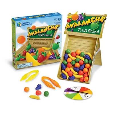 Bild av Learning Resources LER 5070 Avalanche Fruit Stand Color &amp; Fine Motor Skills Game, Flerfärgad
