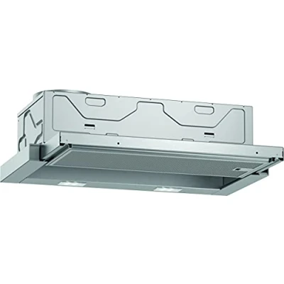 Bild av Neff N 30 D46BR12X6 Kåpa teleskopisk Fördjupning bredd: 52.6 cm djup: 29 utsug och återcirkulering ( ) med inbyggd motor silver metallic
