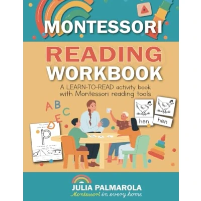 Bild av Montessori reading Workbook: A LEARN TO READ activity book with tools: 2
