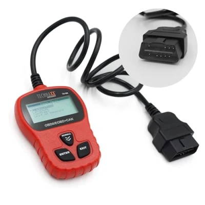 Bild av Technaxx OBD II Kodläsare TX 184 Flerspråkig Bil Diagnosverktyg med VIN/CIN/CVN Återhämtning, Felkoder Läs &amp; Rensa, 1996+ Fordonskompatibilitet, Bakgrundsbelyst Display