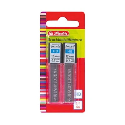 Bild av Herlitz HB, 0,7 mm, 24 stycken, 2 x 12 stycken i blisterförpackning