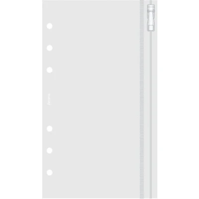 Bild av Filofax Personligt blixtlås kuvert, transparent, 95 mm x 171