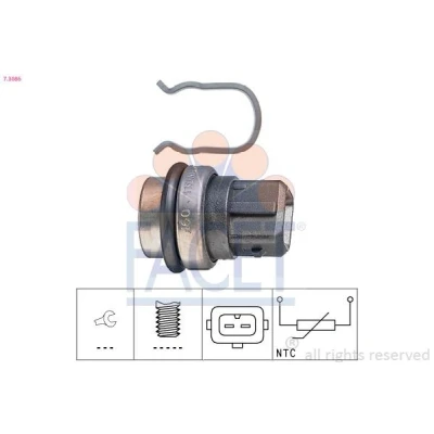Bild av FACET 7.3086 Sonde De Température Liquide Refroidissement Made in Italy OE Equivalent vert noir VOLKSWAGEN: TRANSPORTER 4 Bus, GOLF 3