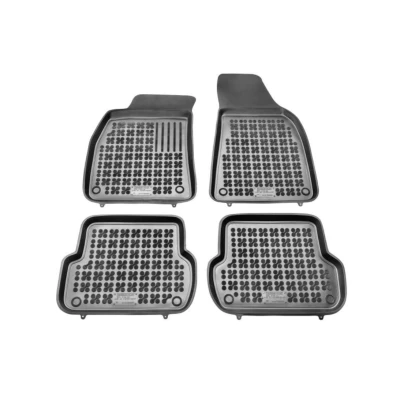 Bild av REZAW PLAST 200301 Ensemble de tapis sol Caoutchouc Avant et arrière 4 noir Sur mesure AUDI: A4 B6 Berline, B7
