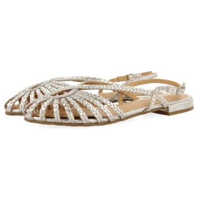 Bild av Gioseppo Hingham Sandaler, Storlek: 40, Silver coloured Konstmaterial/textil