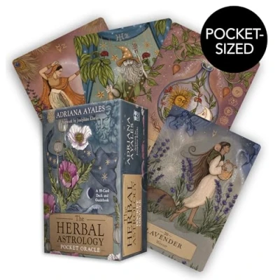 Bild av The Herbal Astrology Pocket Oracle: A 55 Card Deck and Guidebook