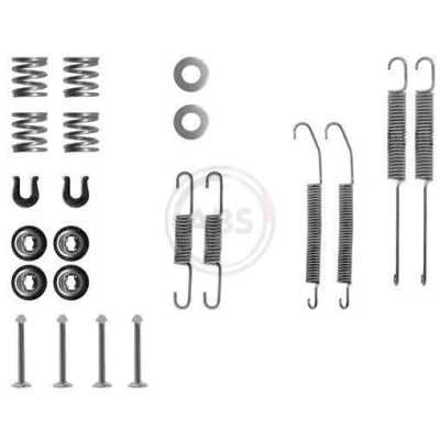 Bild av A.B.S. 0718Q Kit d&#039;accessoires, mâchoire de frein NISSAN: Sunny 3, 100NX, ALMERA 1 Hatchback