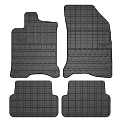 Bild av FROGUM 0756 Ensemble de tapis sol Caoutchouc avant et arrière 4 noir Sur mesure RENAULT: LAGUNA 2, 2 Grandtour