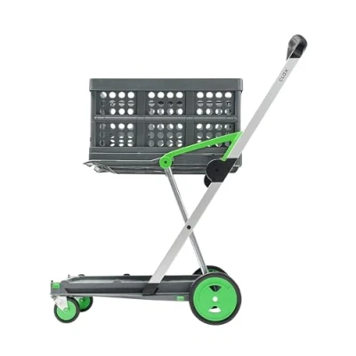 Bild av CLAX® Innovativ hopfällbar mobil brickvagn vagn med låda