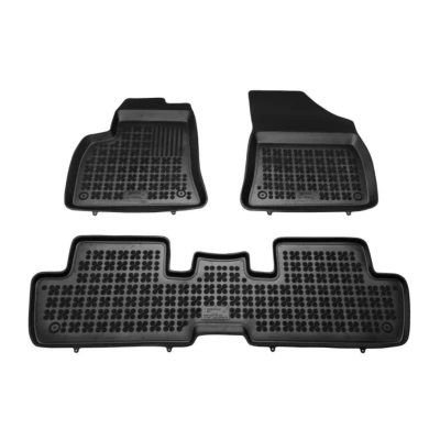 Bild av REZAW PLAST 201306 Ensemble de tapis sol Caoutchouc avant et arrière 3 noir Sur mesure PEUGEOT: 3008 I