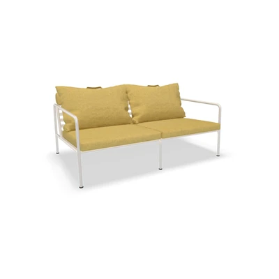 Bild av HOUE AVON 2 Seater Sofa Trädgårdssoffa Dijon/Muted White H58 x W159 D99 SH39 cm