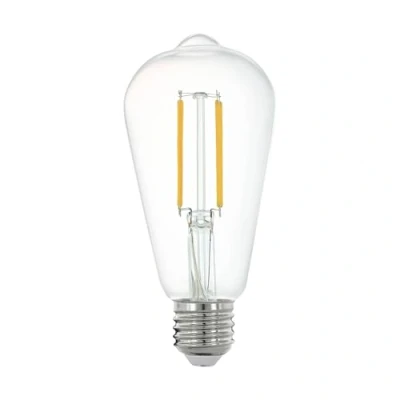 Bild av EGLO connect.z Smart Home LED lampor E27, ST64, ZigBee, app och röststyrning, dimbar, varmvit, 806 Lumen, 6 W, vintage glödlampa klar