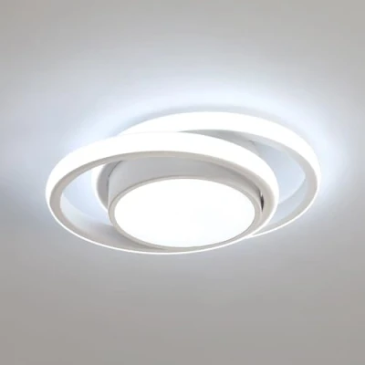 Bild av Comely LED Taklampor, Taklampa 32W 2350LM, Rund Modern för vardagsrum kök badrum sovrum korridor, Kallvitt 6500K, Diameter 28cm