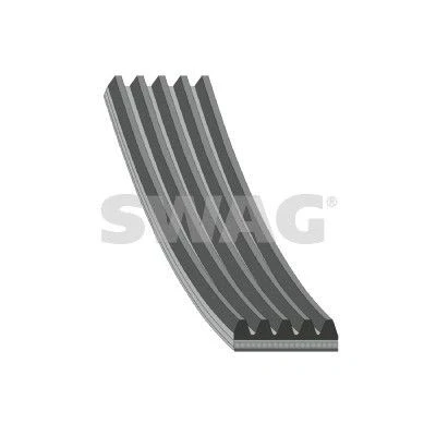 Bild av SWAG 40 92 8863 Courroie Poly V 1213 5 OPEL: Zafira B, Corsa C 3/5 portes, Meriva A, VAUXHALL: Mk1