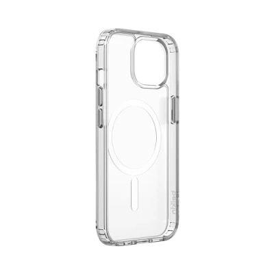 Bild av Belkin SheerForce Magnetisk skal för iPhone 15 Pro Max, MagSafe kompatibelt telefonfodral Max med ytbehandling, genomskinligt fodral förhöjda kantet att skydda skärm, kamera