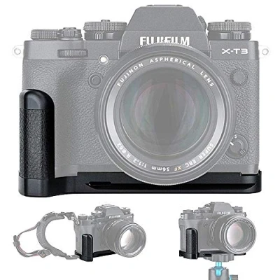 Bild av JJC Aluminium Arca Typ Kamera Handgrepp för Fujifilm X T3, T2 Ersätter Fuji MHG XT3 XT2 Förbättra handhållen känsla Youtube Vlog Videoinspelning
