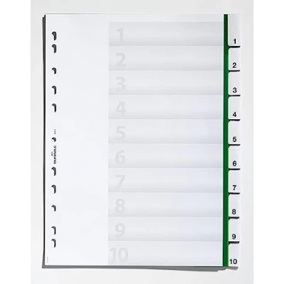 Bild av Durable 622105 Insticksregister 1 10, grön