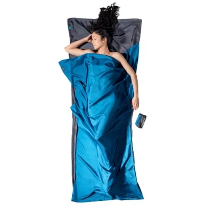 Bild av Cocoon sidensovsäck Travel Sheet silke tryck
