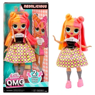 Bild av LOL Surprise OMG Dummy Doll Neonlicious med flera överraskningar inklusive förvandlingsbara kläder och fantastiska tillbehör perfekt för barn från 4 år äldre