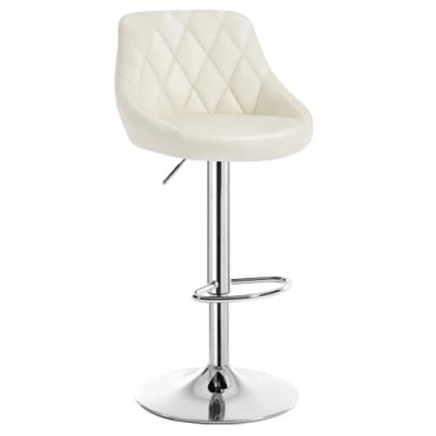 Bild av WOLTU BH23cm 1 1er barpall, lätt, rent konstläder, bra klädd sits, höjdjusterbar, 360 vridbar, färgval, i kräm