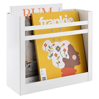 Bild av Navaris tidningshållare vägghållare för tidningar 30 x 27 11 cm hylla tidskrifter broschyrer brev reklamblad väggmontering förvaringsfack