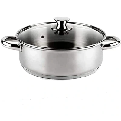 Bild av VIER CI14 kastrull 14 cm diameter, i rostfritt stål 18/10, metallisk induktion