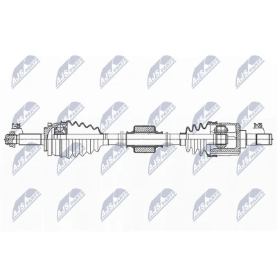 Bild av Drivaxel hyundai accent V sedan (hc), framaxel höger, v, 49501 H5000, H5010