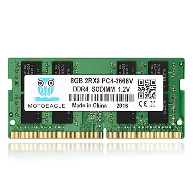Bild av [DDR4 RAM] 8 GB DDR4 2666 MHz PC4 21300 (PC4 2666V) CL19 SODIMM 1,2 V 260 stifts icke ECC SO DIMM bärbar dator notebook minne