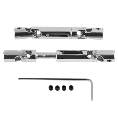 Bild av Dilwe RC bil drivaxel, 2 st metall Universal drivaxel för WPL 1/16 skala militär lastbil modell uppgradering delar tillbehör