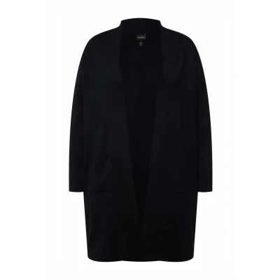 Bild av Ulla Popken LONG OPEN Front Kofta, Storlek: 58/60, Dark blue
