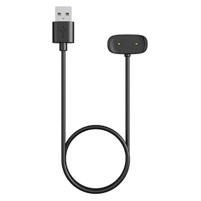 Bild av MoKo Charger Compatible with Amazfit Active/GTS 2/2e/2 Mini/4 Mini/GTR Mini/2/2e/Bip 5/5 Unity/3/3 Pro/Bip U/T Rex Pro, Magnetic Charging Dock 3.3FT/1M USB Cable Cord, Black