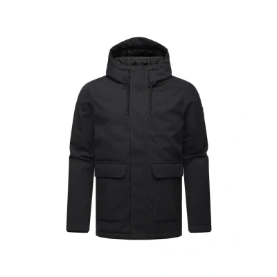 Bild av Ragwear herr varm vattentät vinterjacka kort med huva Mr Them YOUMODO S 3XL, Black25,