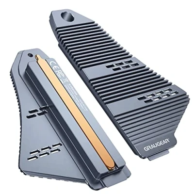 Bild av GRAUGEAR Heatpipe kylfläns sats för PlayStation®5 minnesexpansion värmesink M.2 NVMe SSD Längd 22110,2280,2260,2242,2230 4 x värmeledningsdynor inkl. G PS5HS04