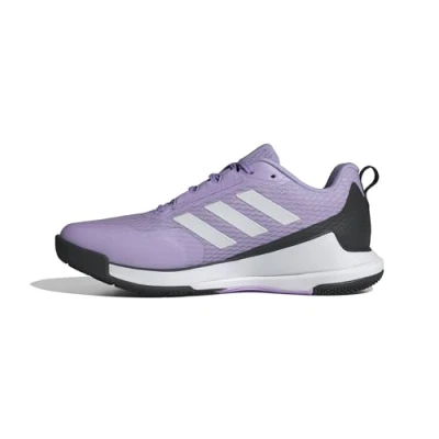 Bild av adidas Kvinnor Novaflight 2 Indoor Shoes, Powder Plum/Zero Metalic/Core Black, 46 2/3 EU