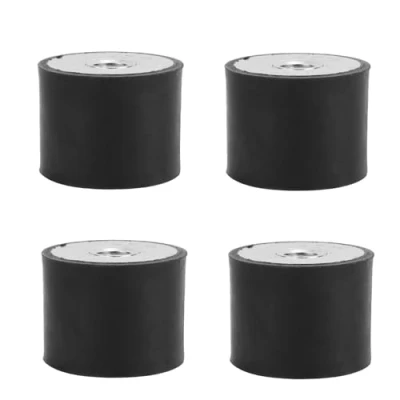 Bild av 4 delar vibrationsdämpande gummisolator monterar invändig gänga spolspjäll isoleringsspjäll (DE40 * 30 M10)
