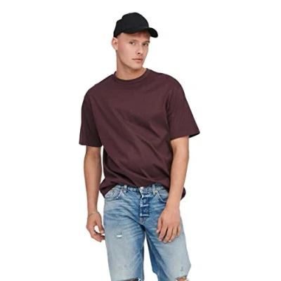 Bild av Only &amp; Sons Onsfred TEE Tshirt bas, Storlek: XS, Fudge