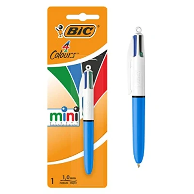 Bild av BIC 4 färger mini kulspetspenna 1 pack, klassisk