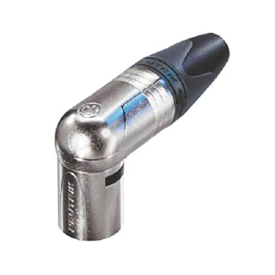 Bild av Neutrik NC4MRX XLR svart, metallanslutningar (XLR, metall, silver, 20,3 mm, 71,2 38,5 mm)