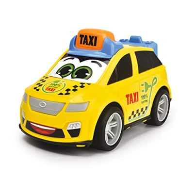 Bild av ABC 204112002Y06 BYD fordon Dragfunktion och Öppningsbar Dörr med Bild på Djur Bakom, Finns som Taxi, Brandbil eller Polisbil, 15 cm, Från 12 månader, Slumpmässigt Urval