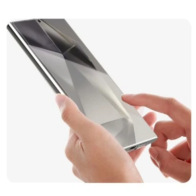 Bild av Samsung by Mobeen S24 Ultra härdat glas skärmskydd, designat för Samsung, transparent